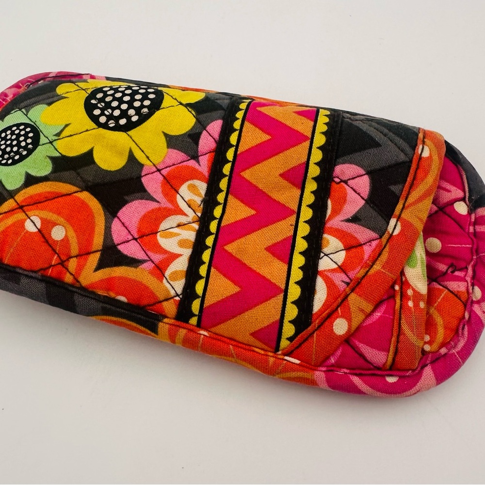 Vera Bradley Ziggy Zinnia Quilted Eyeglass Pouch